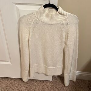 Banana Republic Cream Turtleneck Sweater